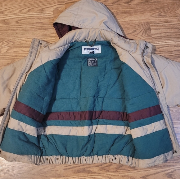 Kids Two-Tone Puffer Jacket By Pacific Trail - Picture 7 of 9